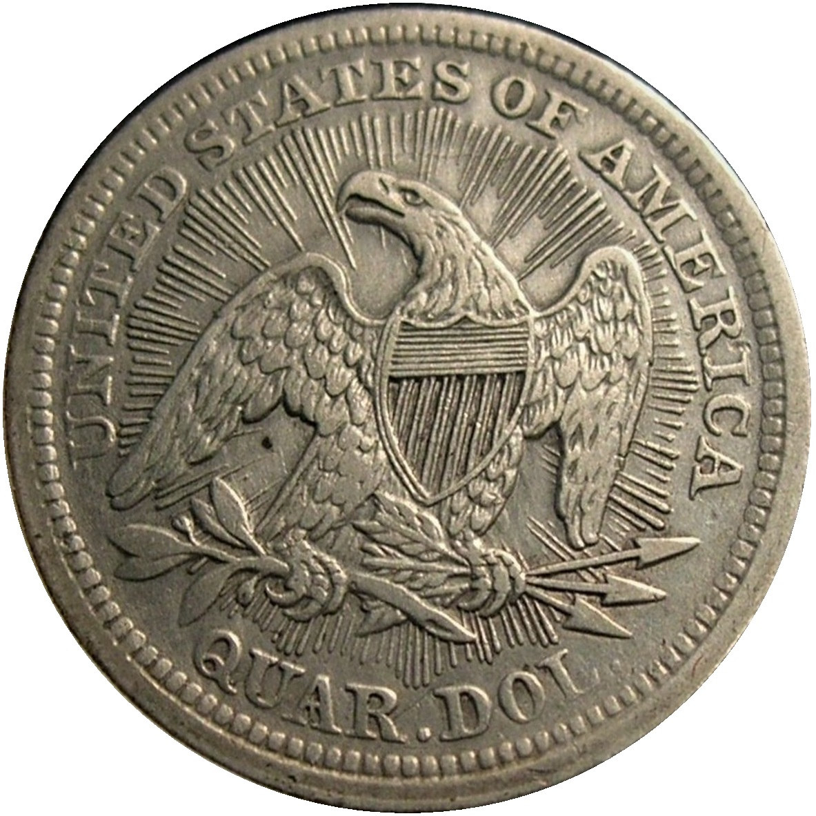 1853-25c-Liberty-Seated-Quarter-With-Arrows-&-Rays-#7